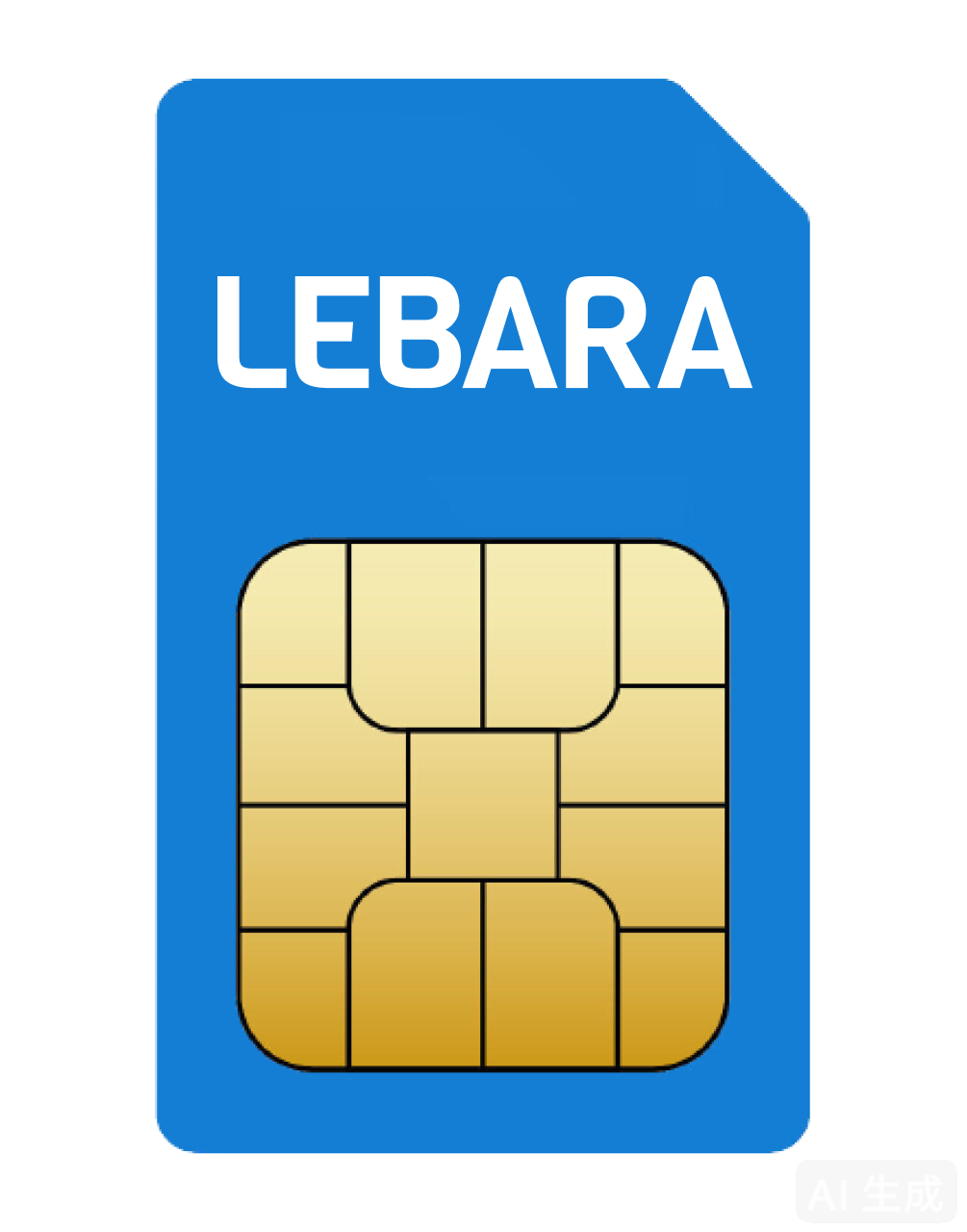Lebara 官网 SIM 卡产品图：免费 SIM 卡申请（官网 lebara.co.uk 配图）